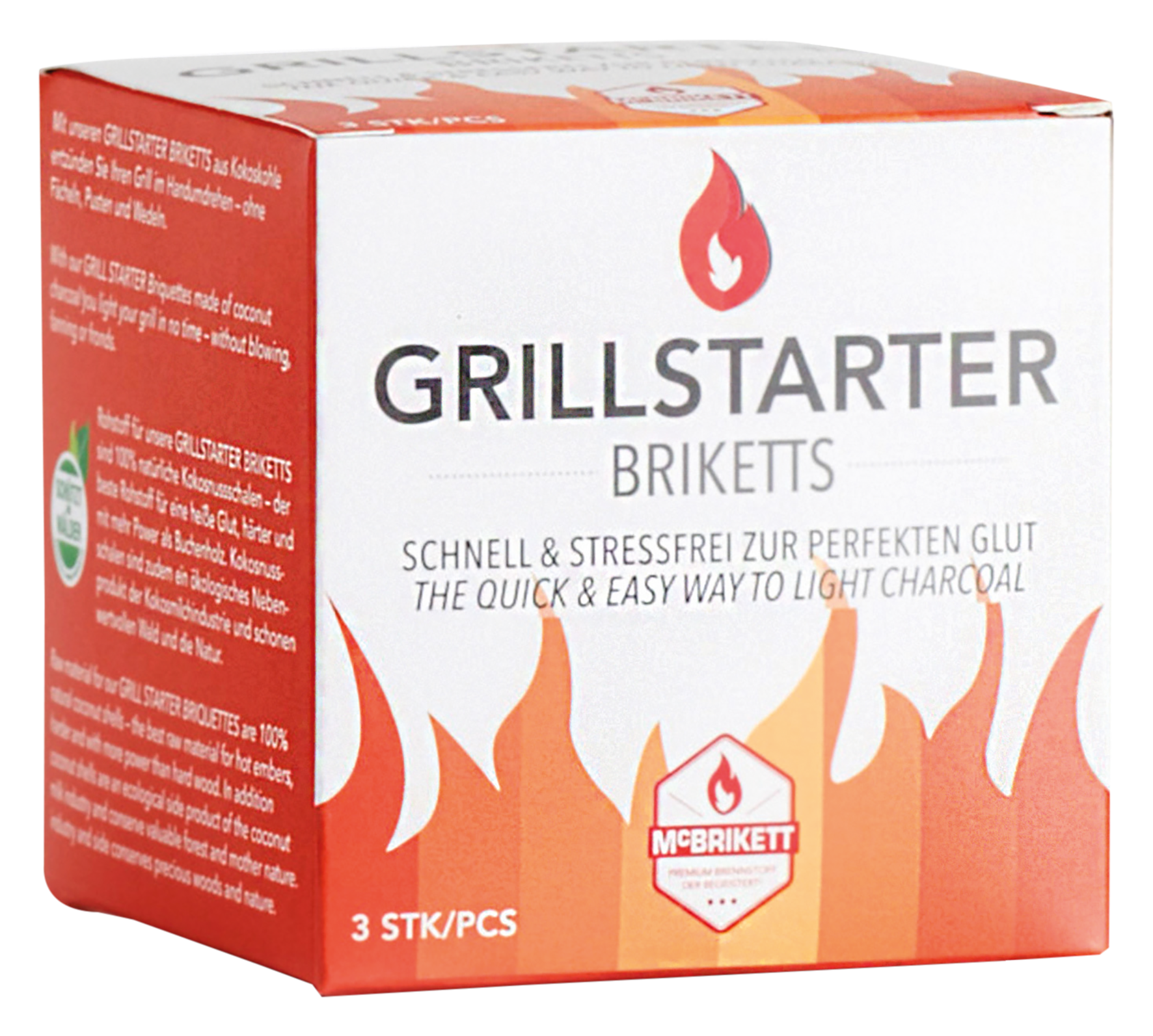 Grillstarter 3 Briketts