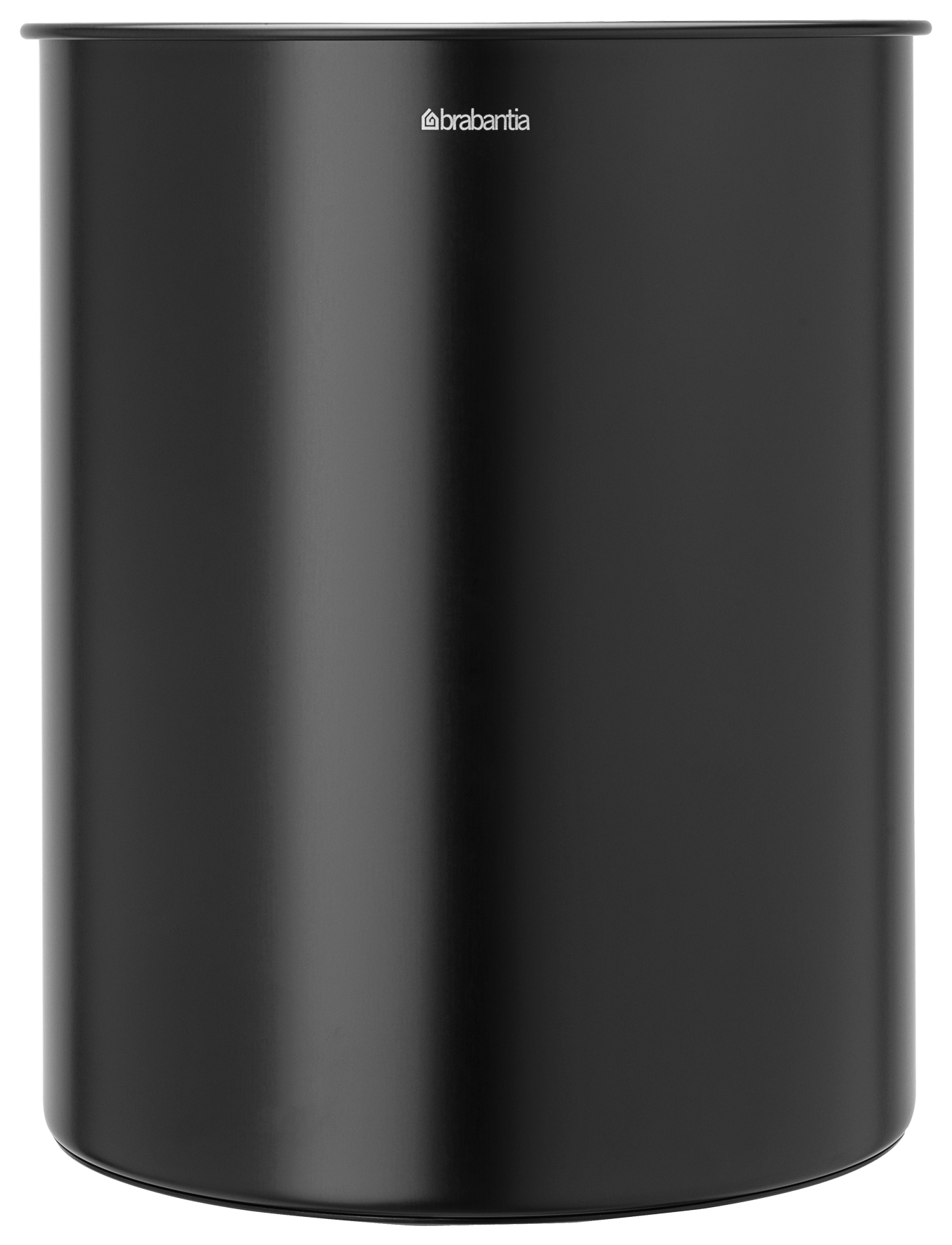 Papierkorb matt black 15l
