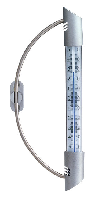 FensterthermometerOrbis silber