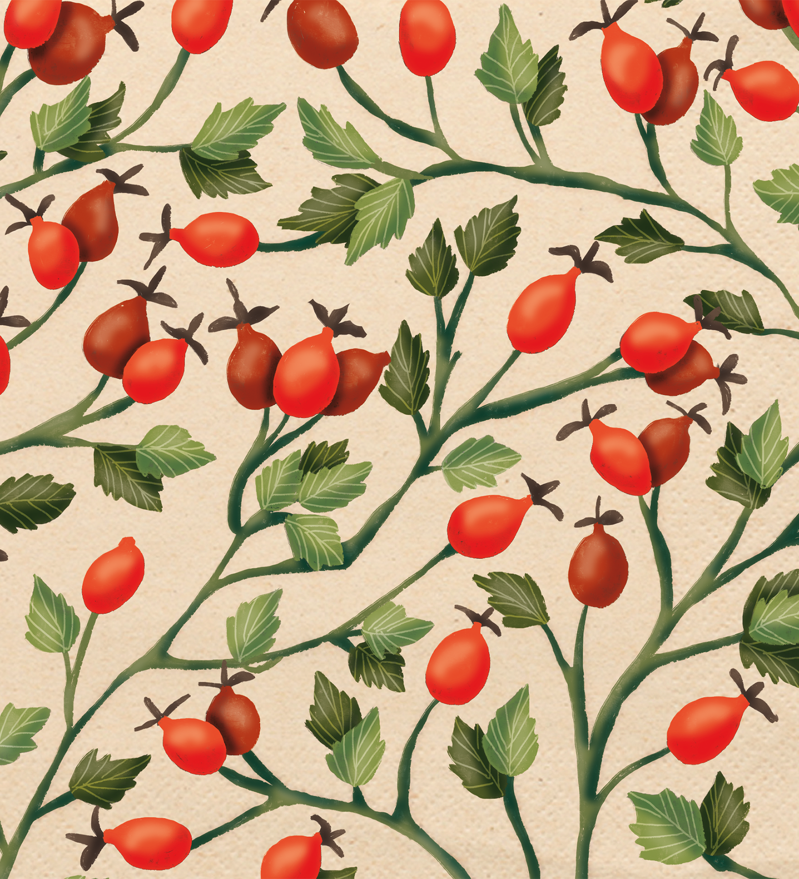 Serv. Rosehips eco 33x33 cm