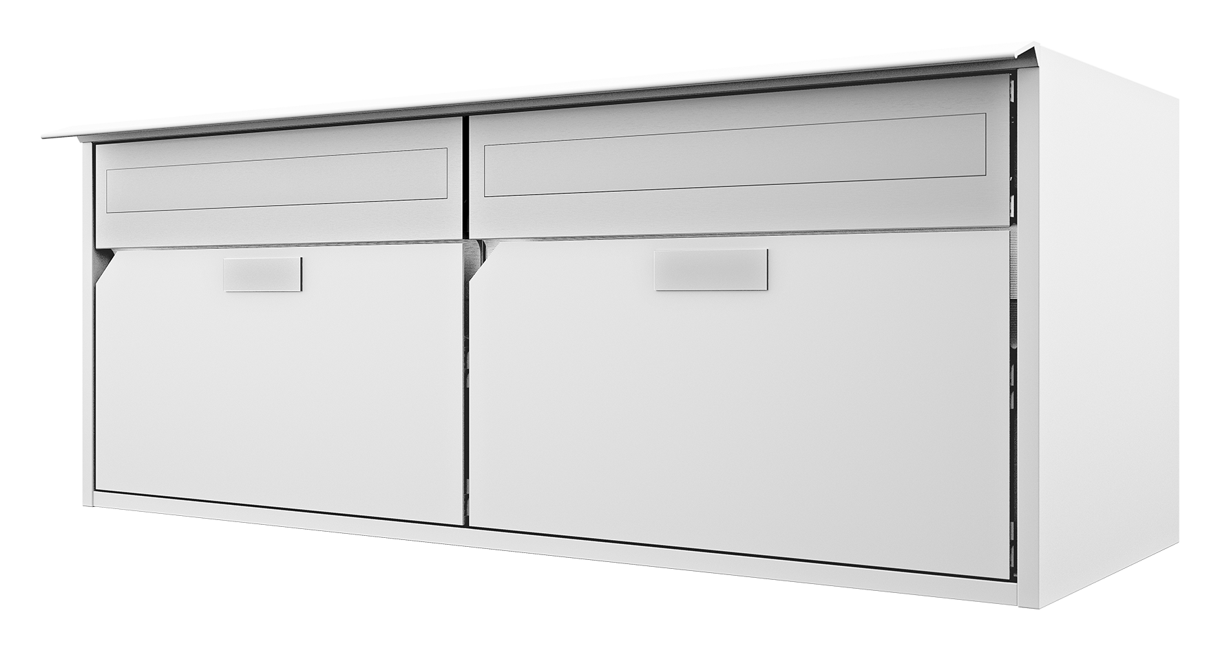 Briefkasten Alu 400 2-N,RW,FF Briefkasten Alu 400 2-N,RW,FF