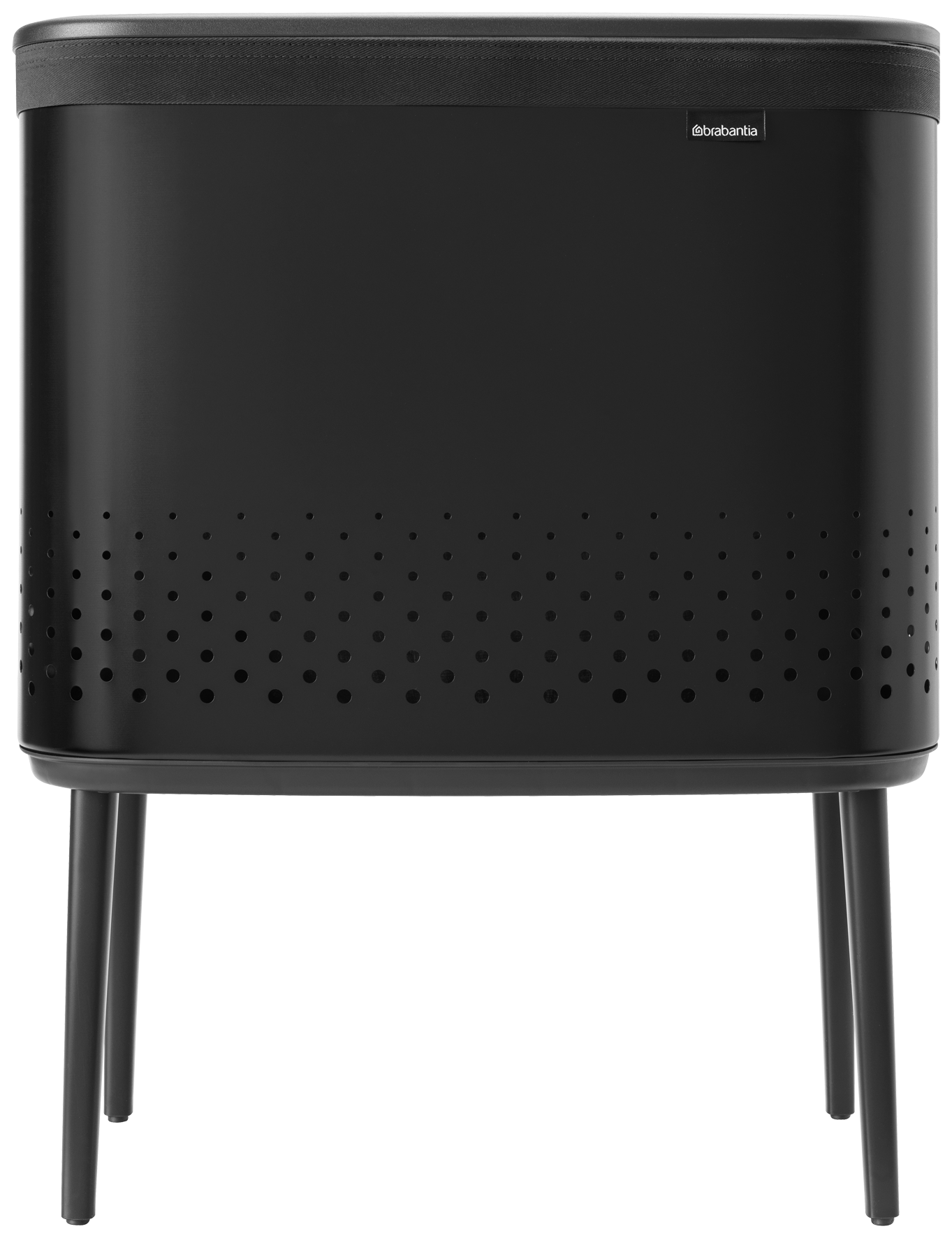 Wäschebox Bo matt black 60l Wäschebox Bo matt black 60l