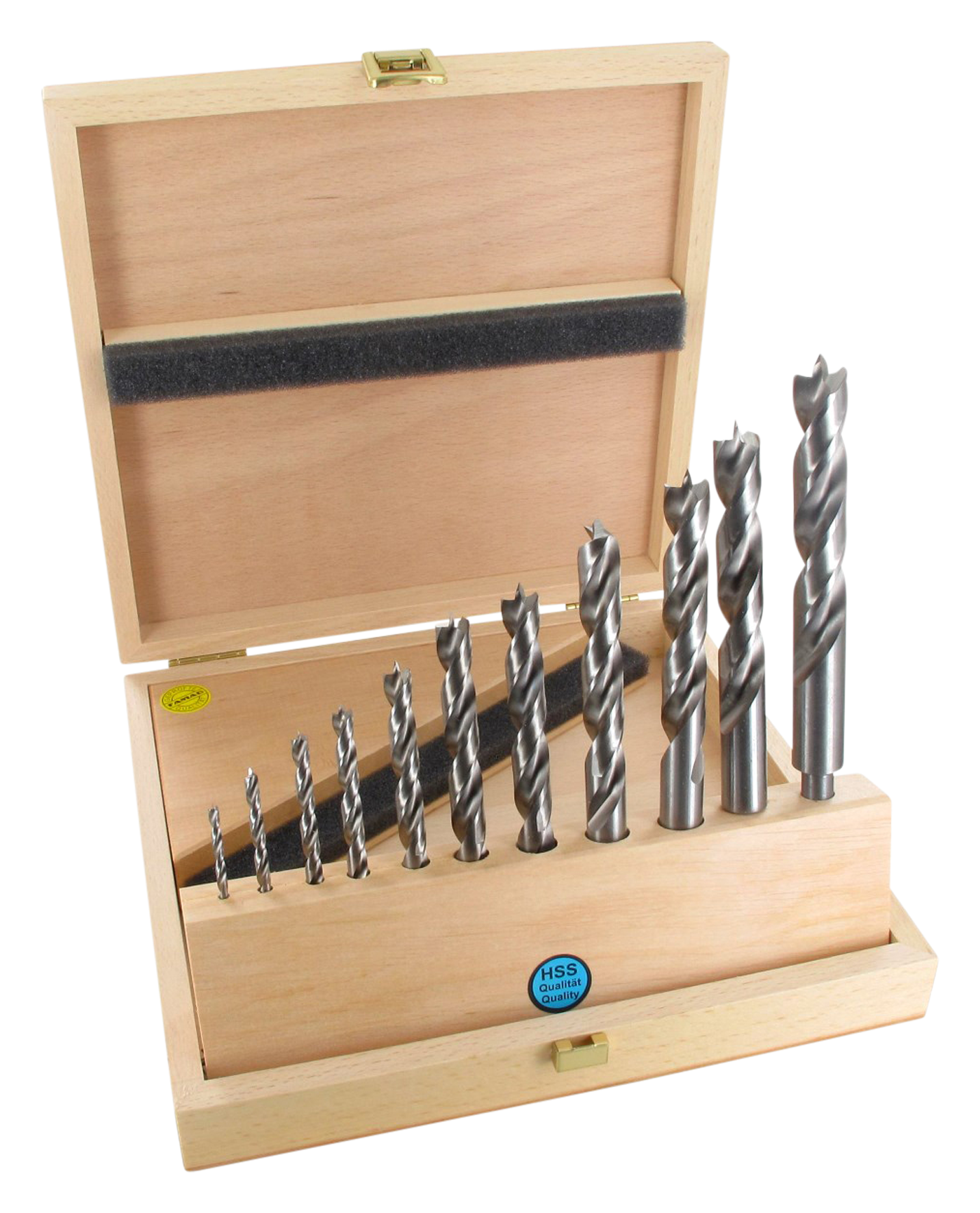 Holzspiralbohrersatz HSS 11tl.