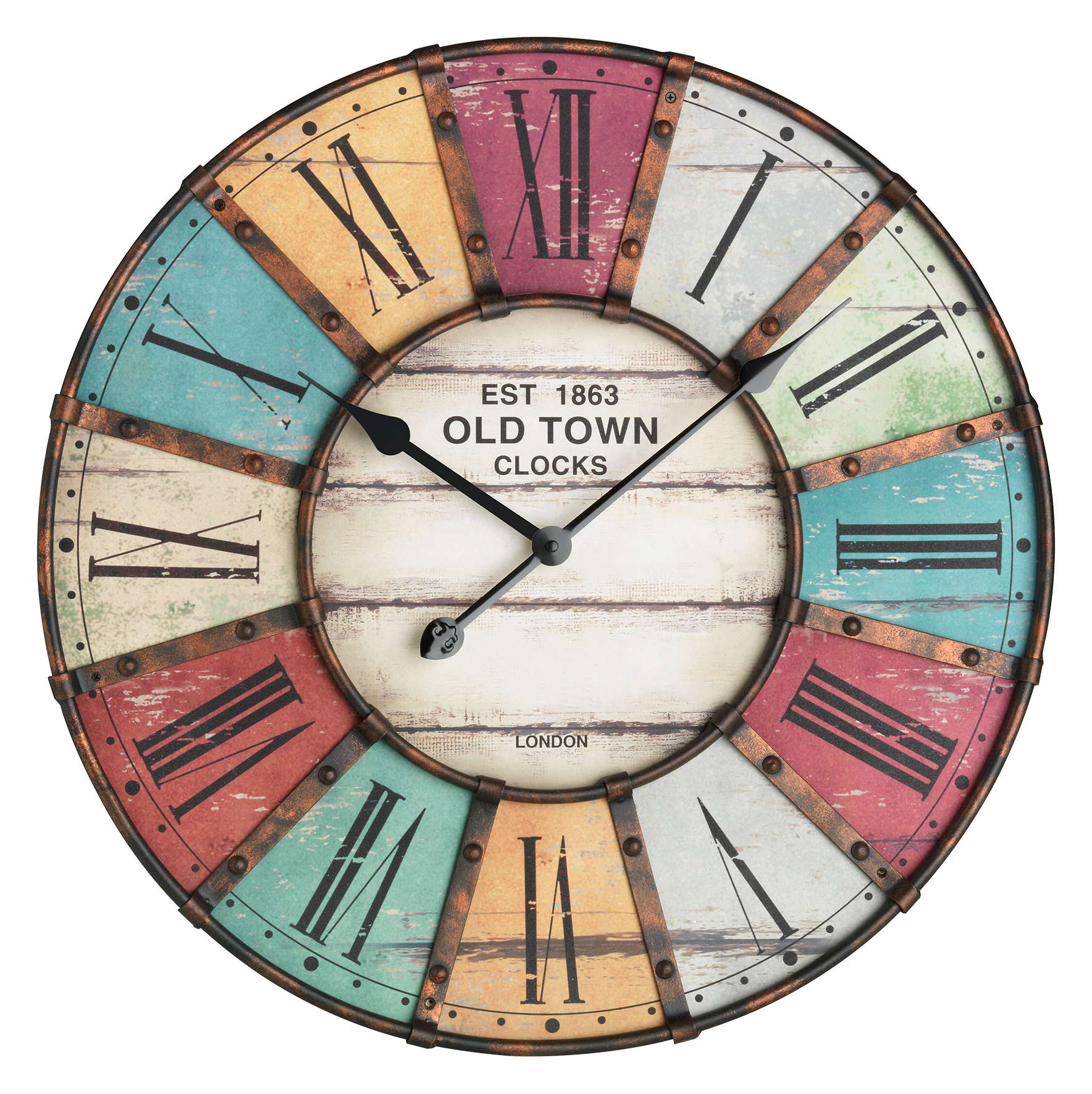 Wanduhr Vintage Old Town Wanduhr Vintage Old Town