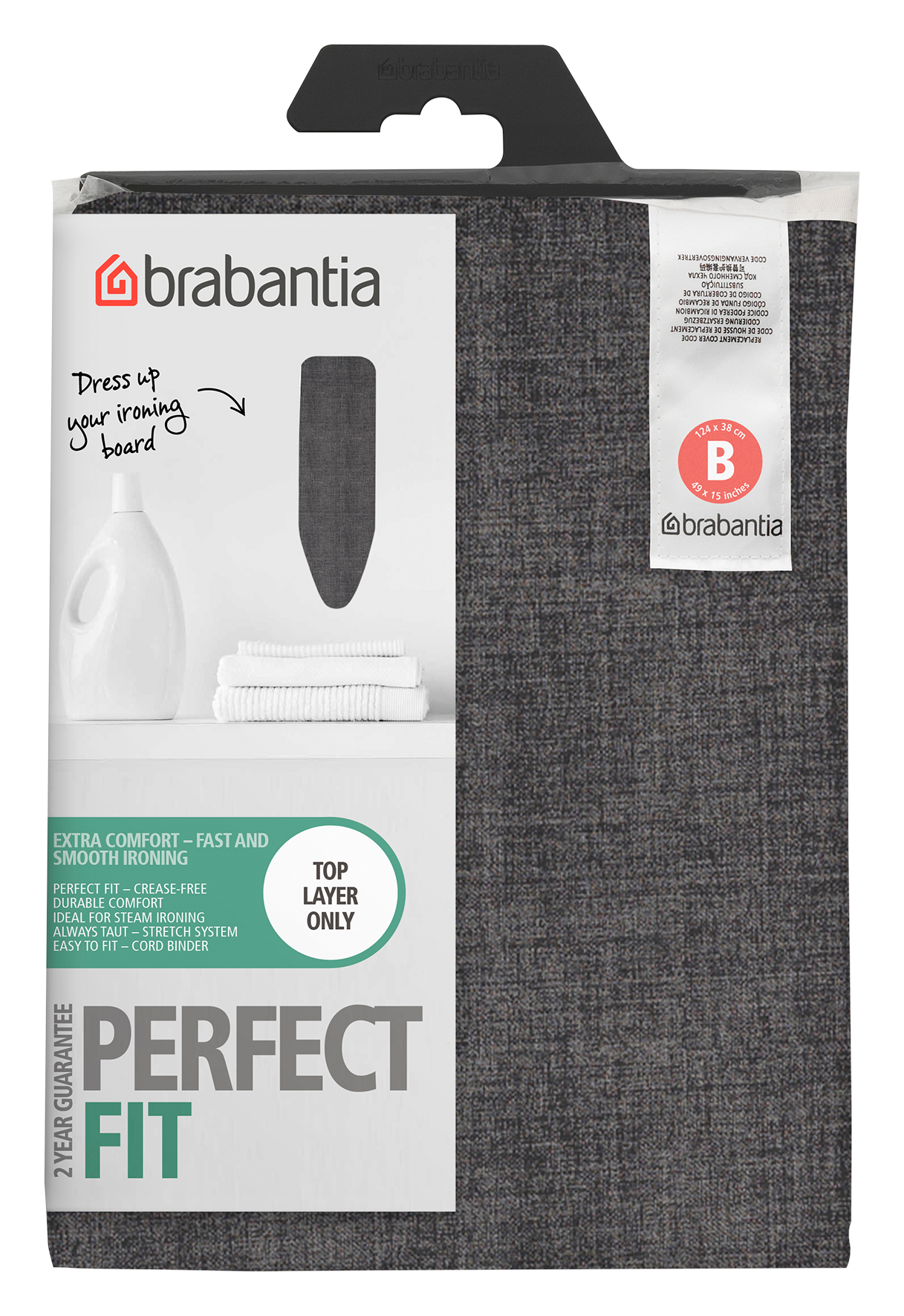 Bügeltischb.B Black124x38cm