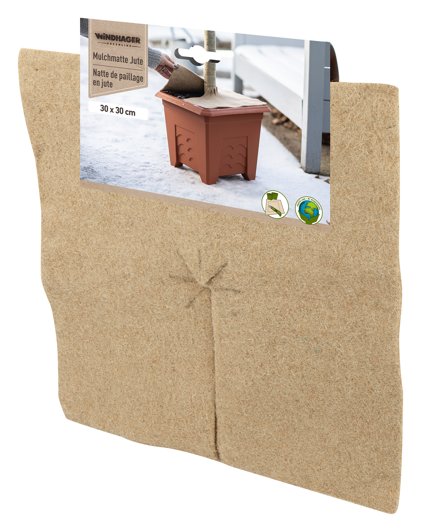 Jute-DISC greenLine 30x30cm Jute-DISC greenLine 30x30cm