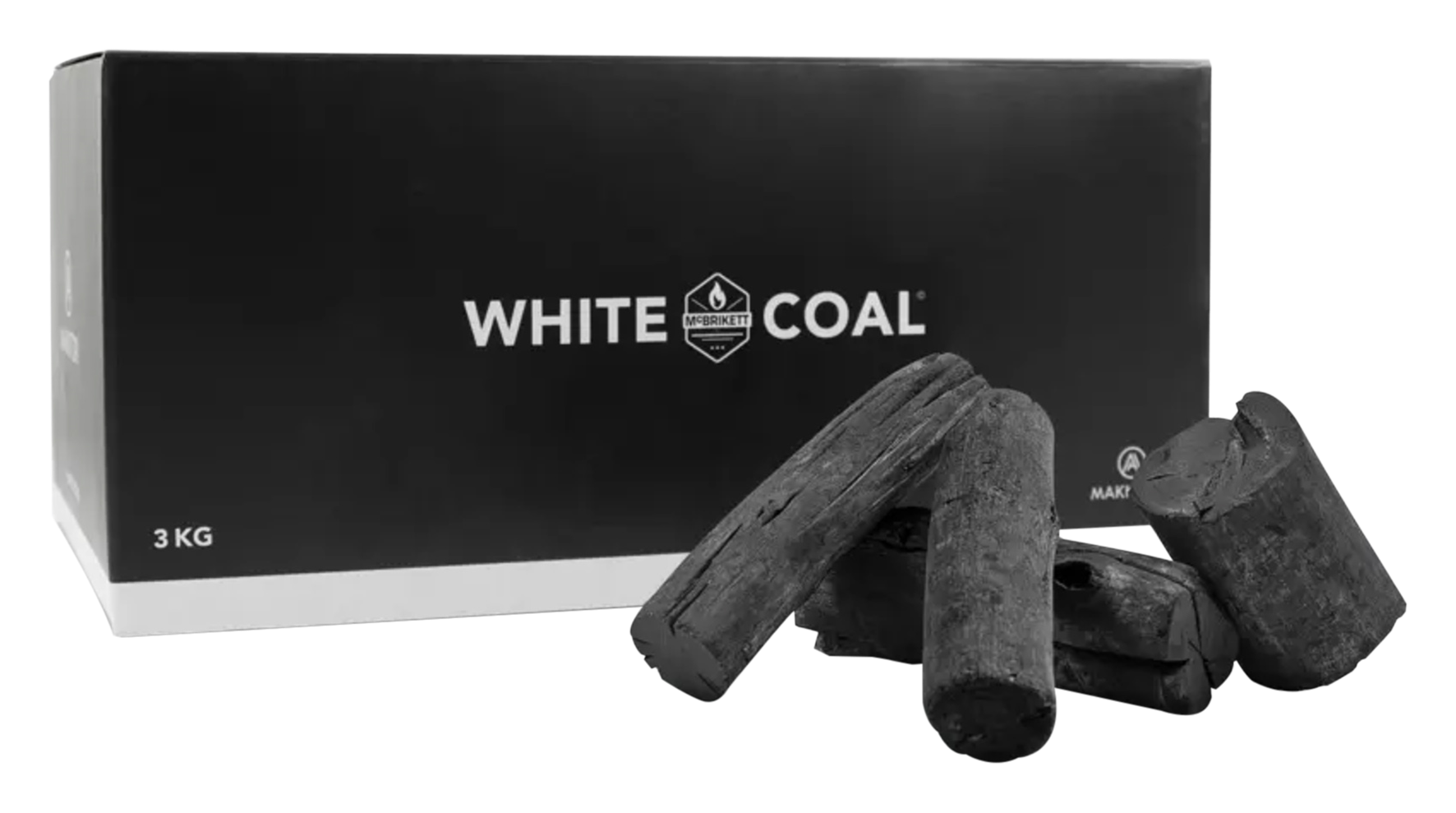 Holzkohle Whitecoal 3 kg