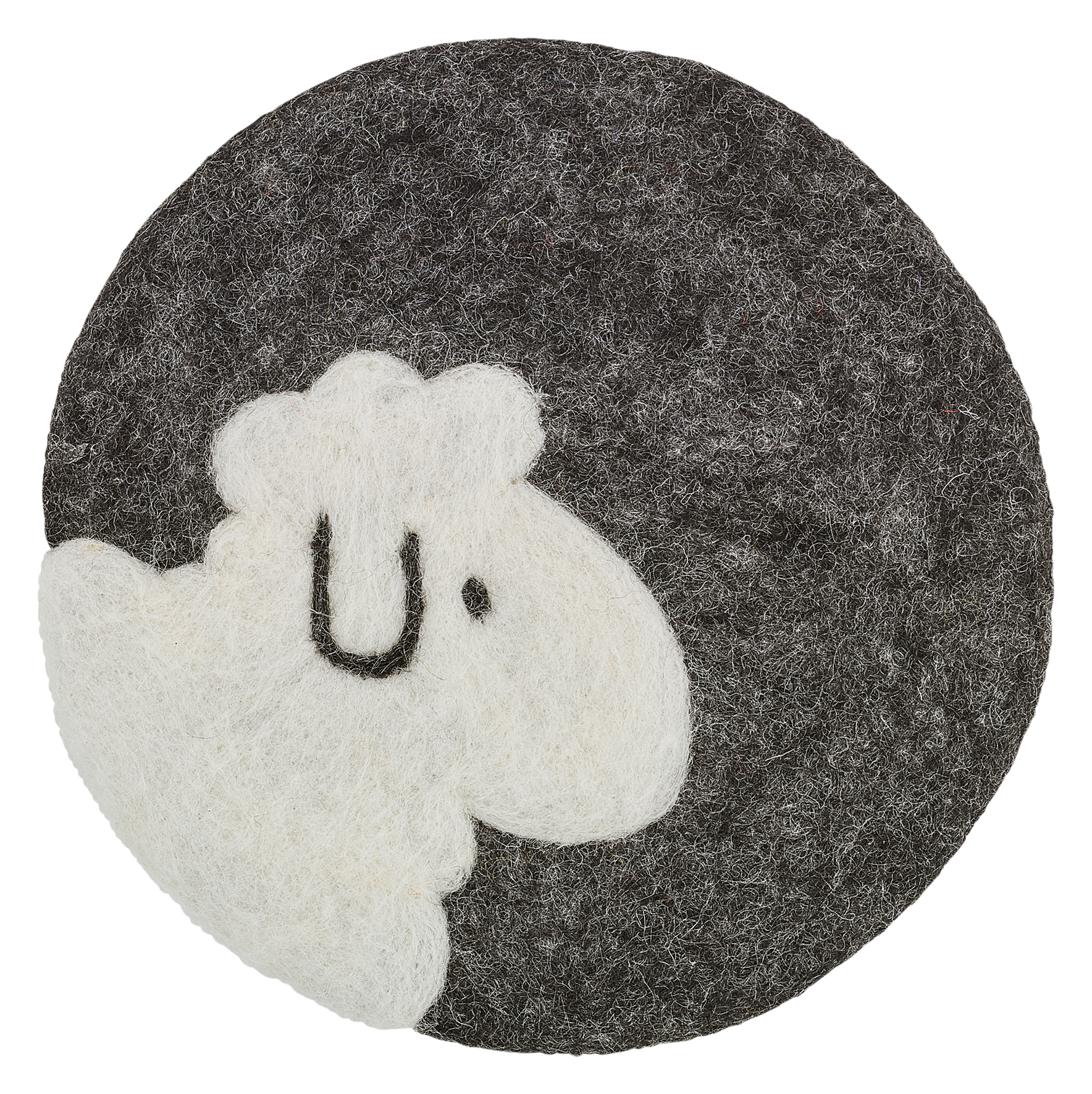Untersetzer Schaf schwarz