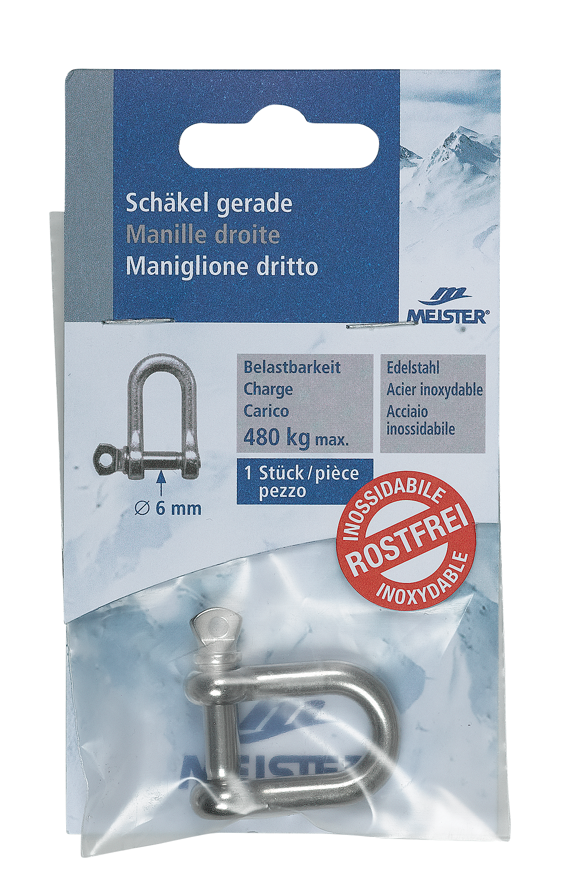 Schäkel gerade