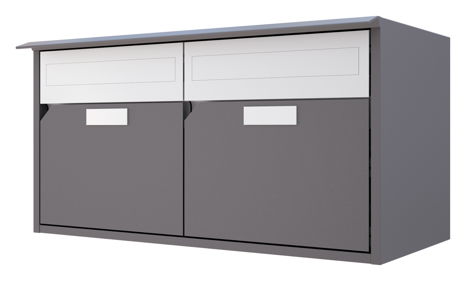 Briefkasten Alu 300 2-N,SG,FF