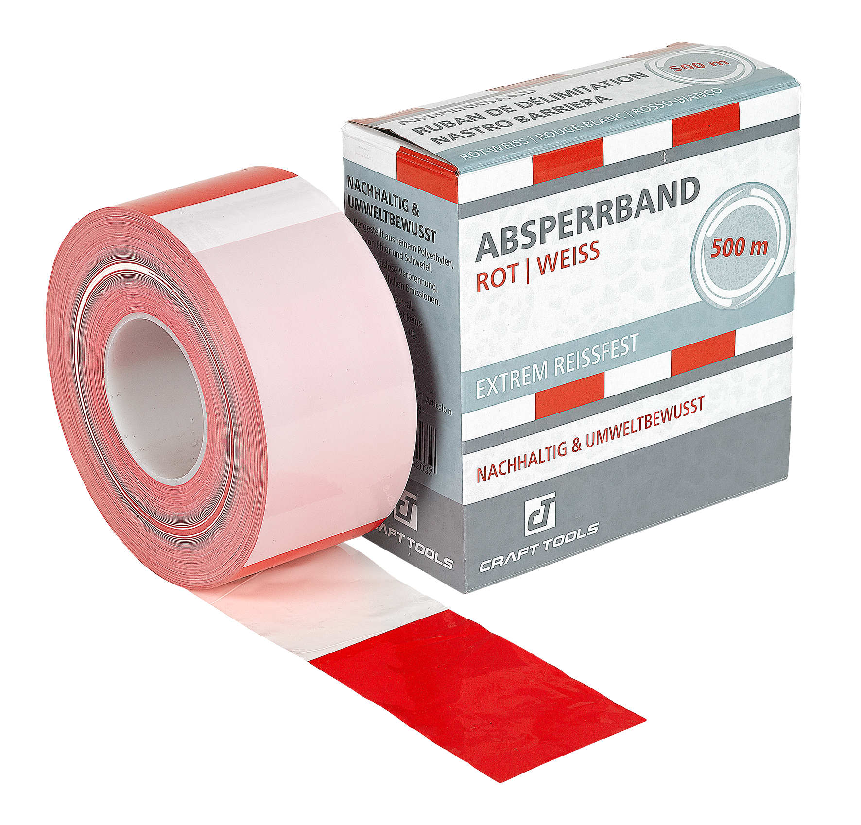 Absperrband PE nach 500 rt/ws