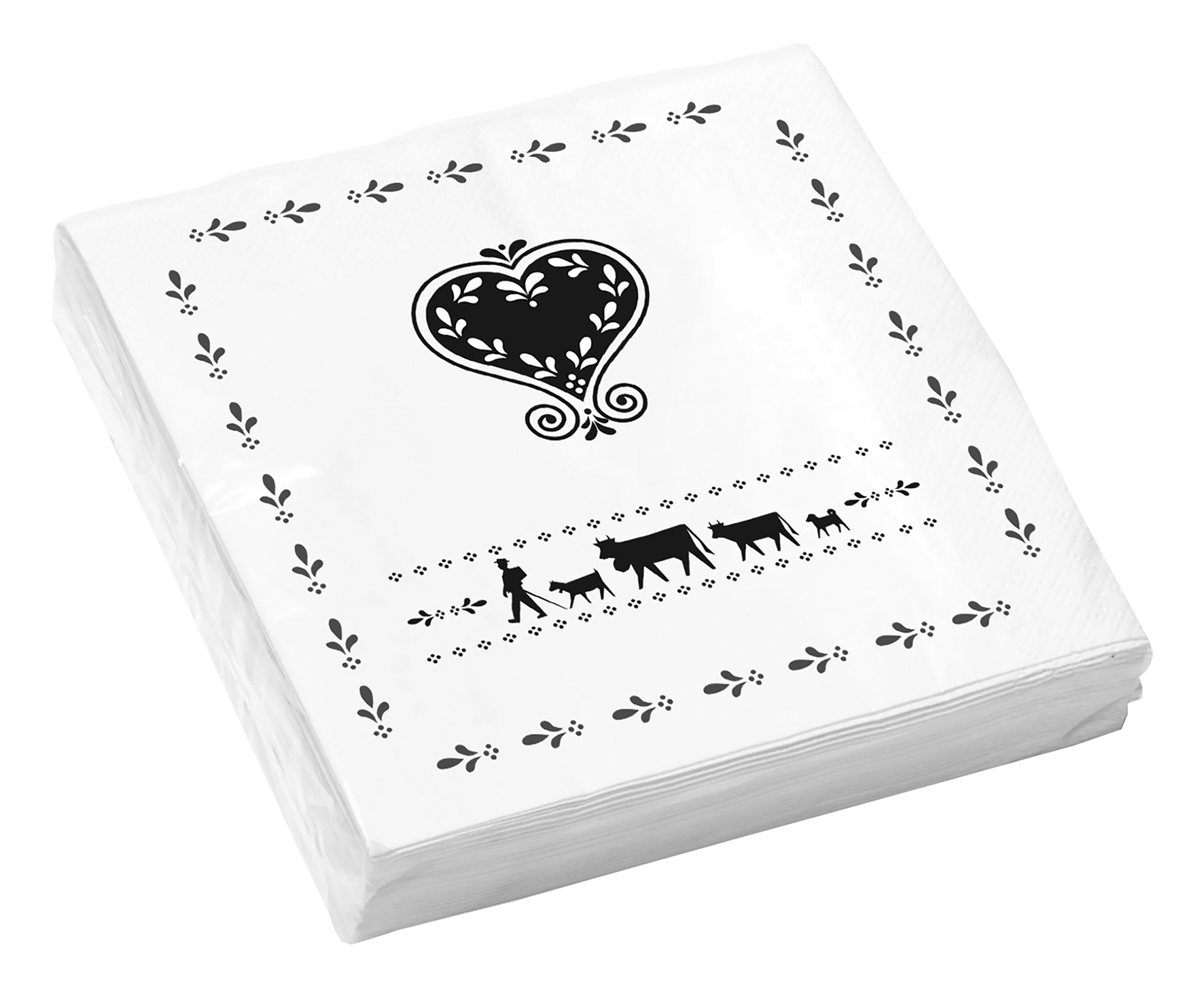 Servietten Pap.Alp.20St. 33x33 Servietten Pap.Alp.20St. 33x33
