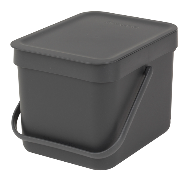 Abfallbeh. Sort&Go grey 6l Abfallbeh. Sort&Go grey 6l