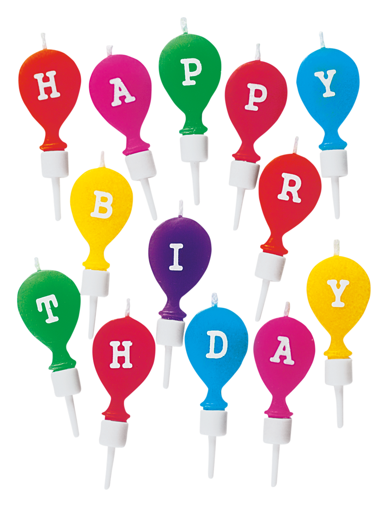 Kerzen Happy Birthday 13tlg