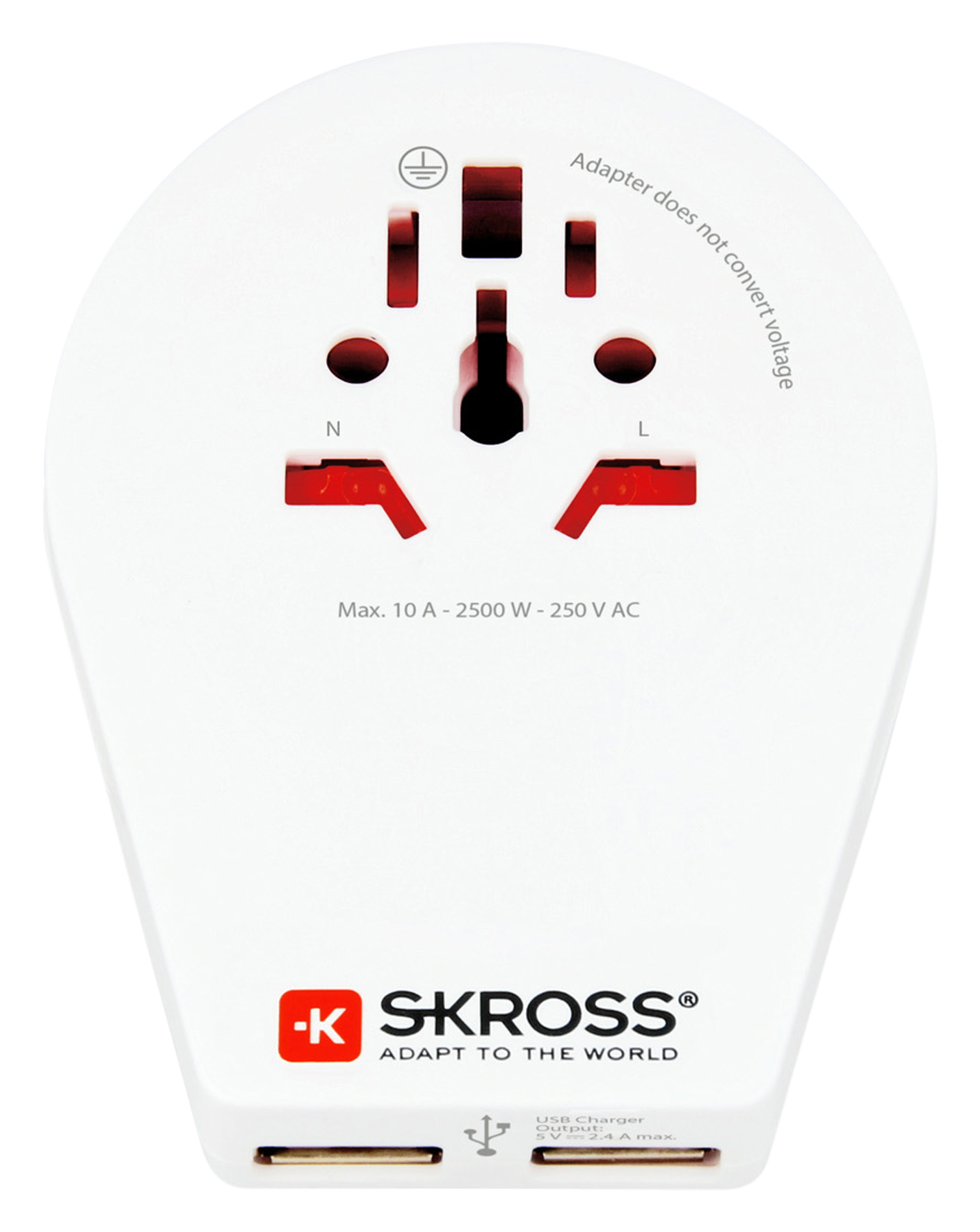 Reiseadapter World to CH USB