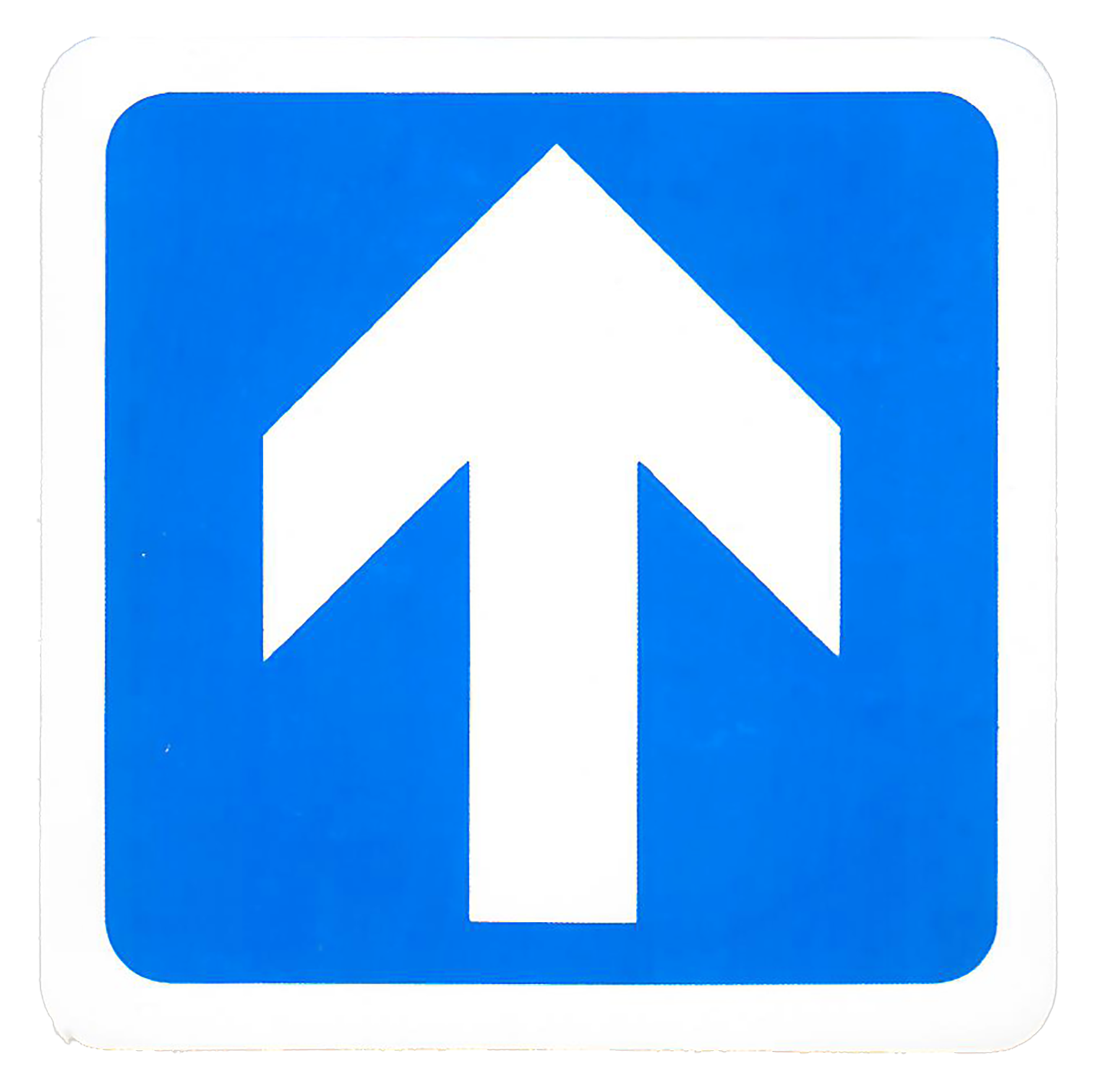 Schild PFEIL Kun 75x75