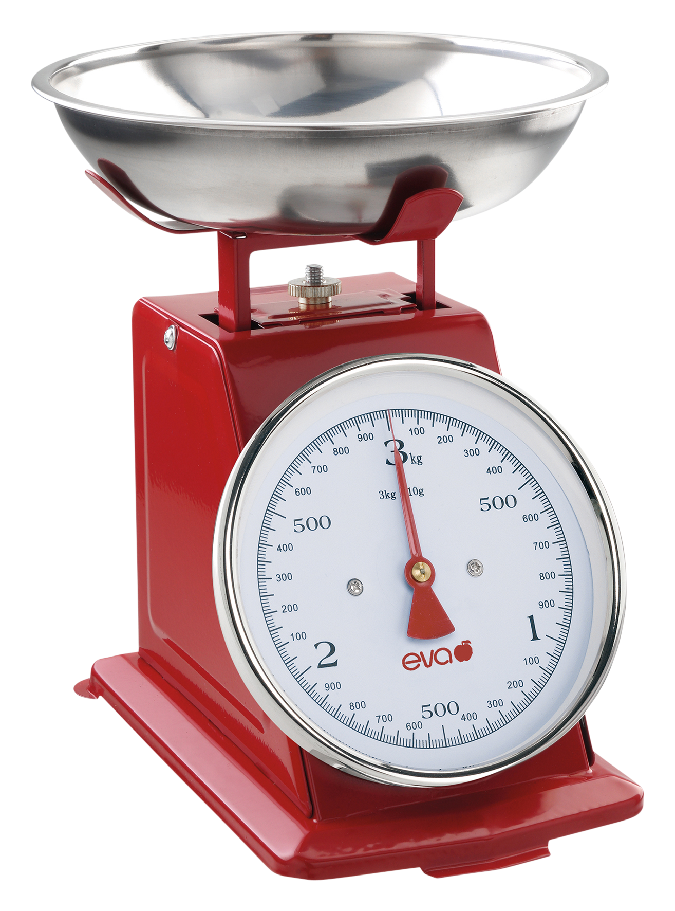 Küchenwaage Retro rot 3kg
