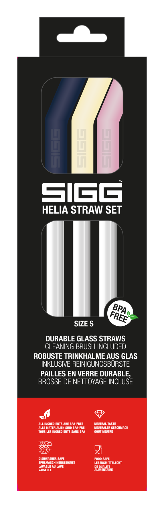 Trinkhalme Set Night Small