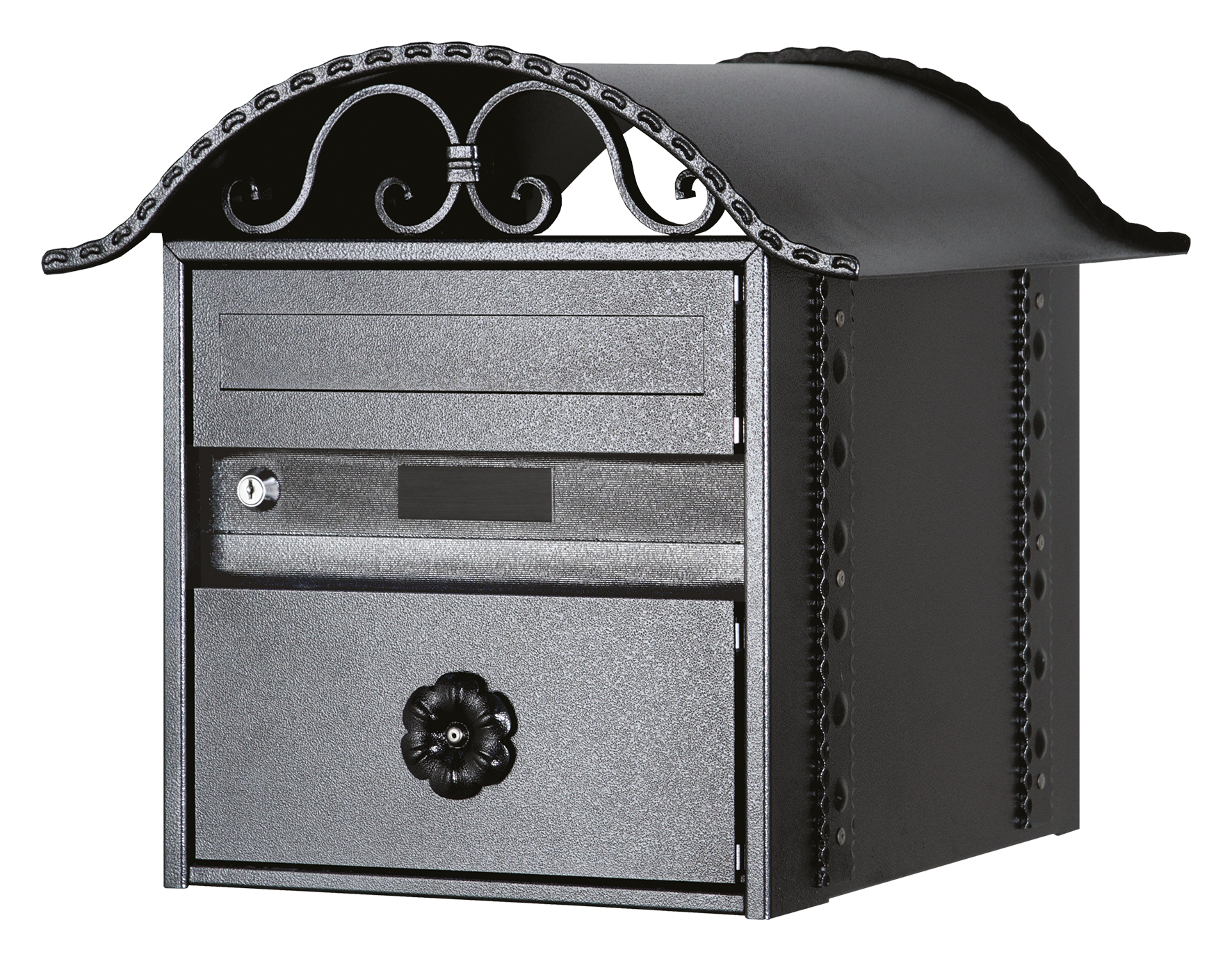 Briefkasten Rustico schwarz Briefkasten Rustico schwarz