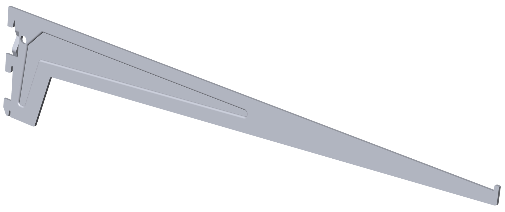 Trägerarm 65 kg 3H weiss 60 cm