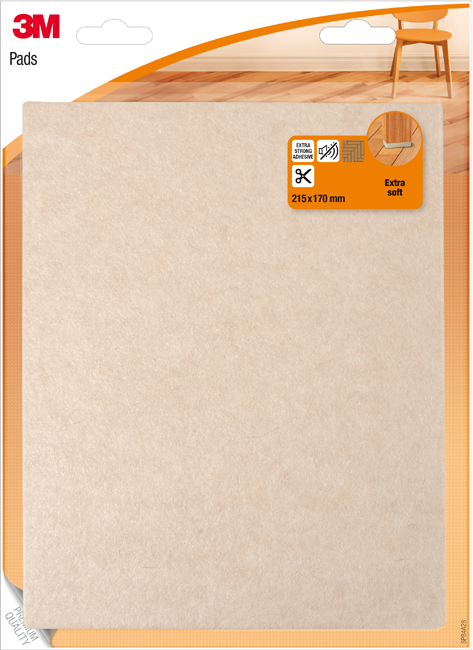 Filzgle.Pads 215x170mm 1St.be.