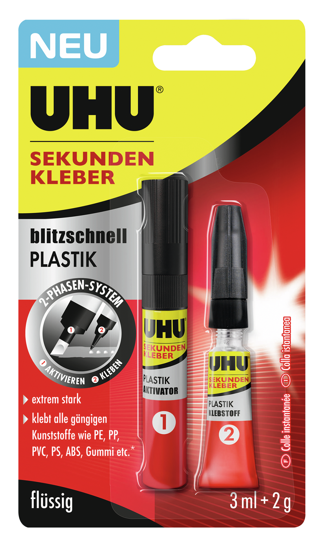 Sekundenkleber blitz Plast 3g Sekundenkleber blitz Plast 3g