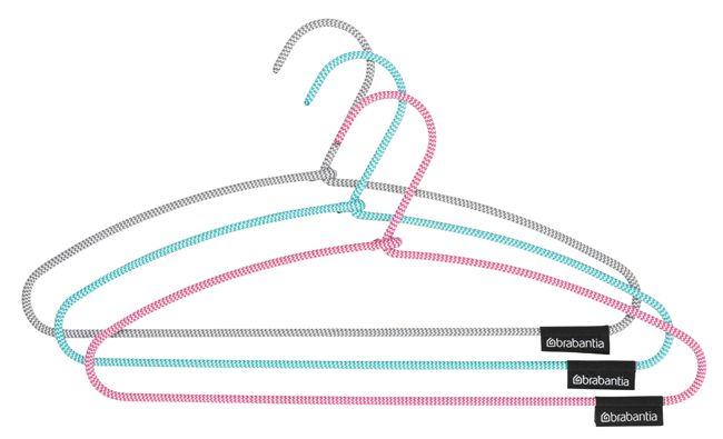 Kleiderbügel 3St assortiert