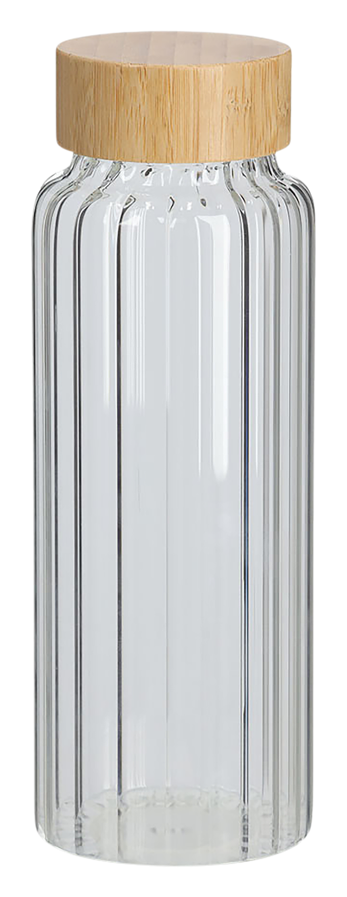 Glasflasche Rillen m.D. 1l Glasflasche Rillen m.D. 1l
