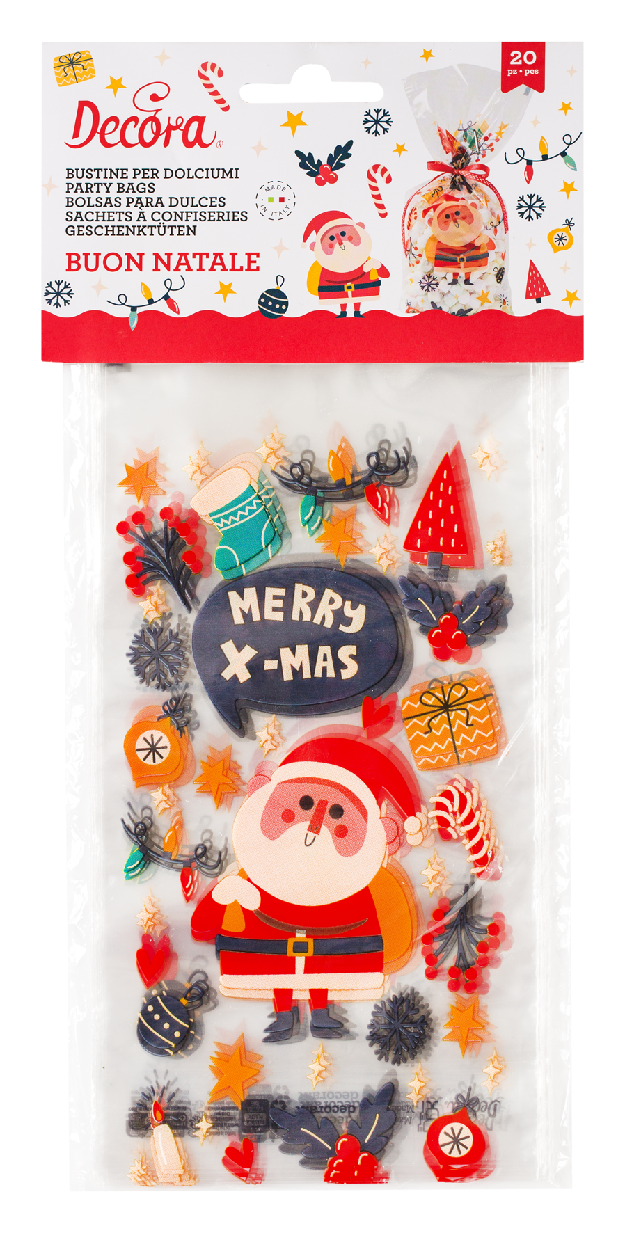 KlarsichtbeutelWeihnachten20St KlarsichtbeutelWeihnachten20St