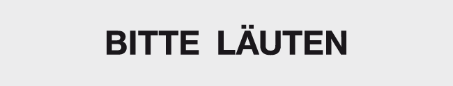 Schild Bitte Läuten Schild Bitte Läuten